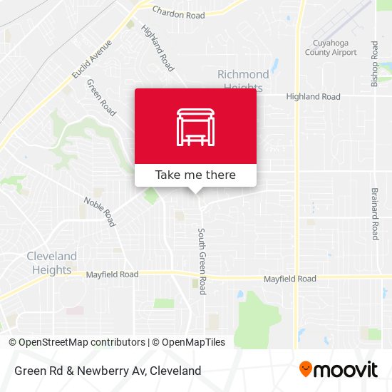 Green Rd & Newberry Av map