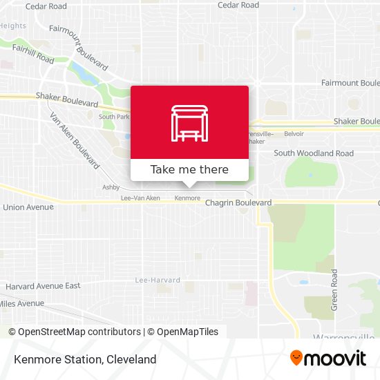 Mapa de Kenmore Station