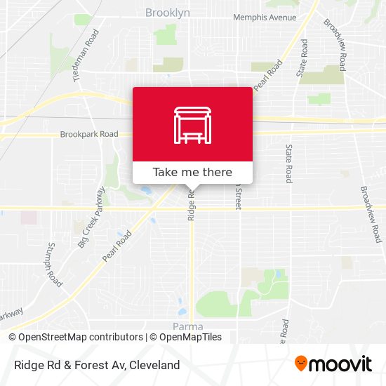 Mapa de Ridge Rd & Forest Av