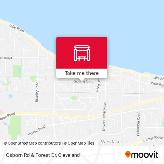 Osborn Rd & Forest Dr map