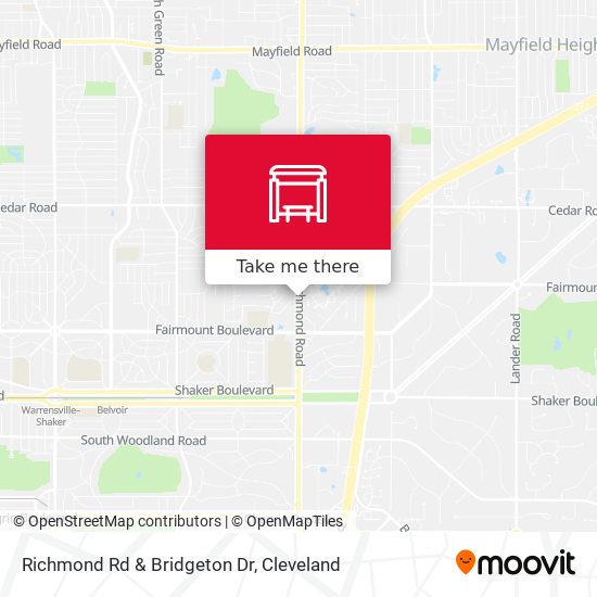 Mapa de Richmond Rd & Bridgeton Dr