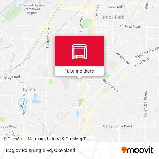 Bagley Rd & Engle Rd map