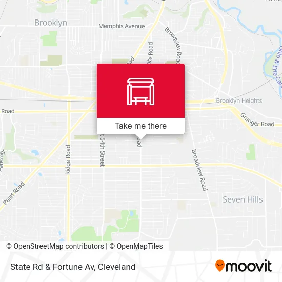 State Rd & Fortune Av map