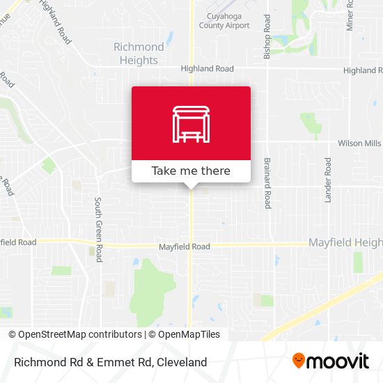 Mapa de Richmond Rd & Emmet Rd