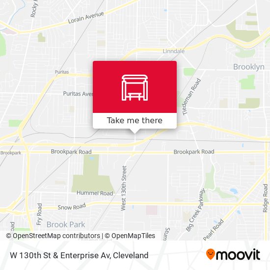 W 130th St & Enterprise Av map