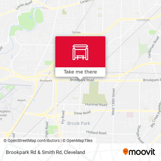Brookpark Rd & Smith Rd map