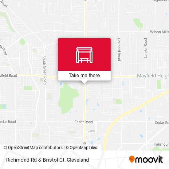 Mapa de Richmond Rd & Bristol Ct