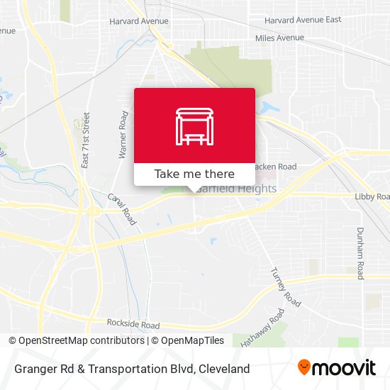 Granger Rd & Transportation Blvd map