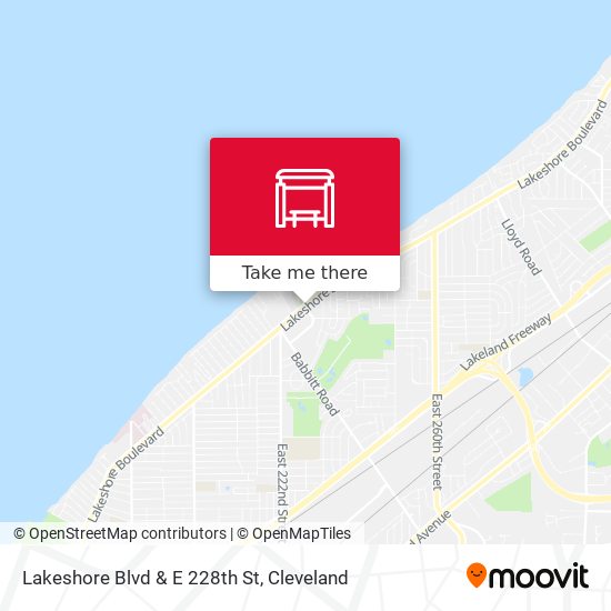 Mapa de Lakeshore Blvd & E 228th St