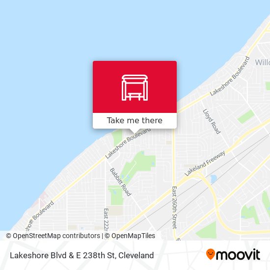 Lakeshore Blvd & E 238th St map