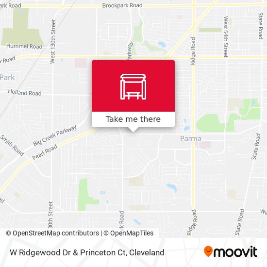 Mapa de W Ridgewood Dr & Princeton Ct
