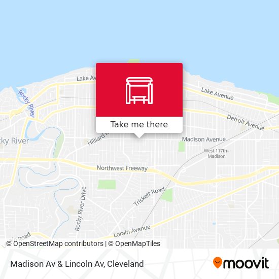 Madison Av & Lincoln Av map