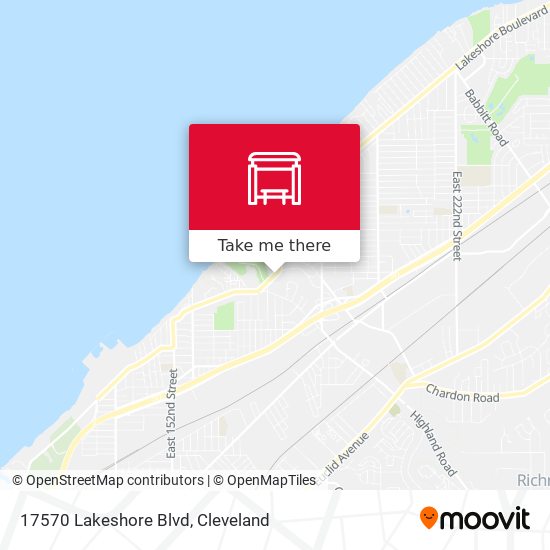 Mapa de 17570 Lakeshore Blvd
