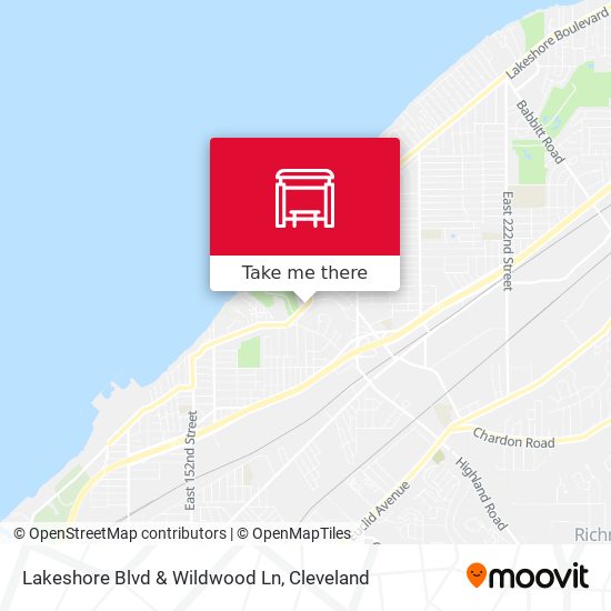 Lakeshore Blvd & Wildwood Ln map