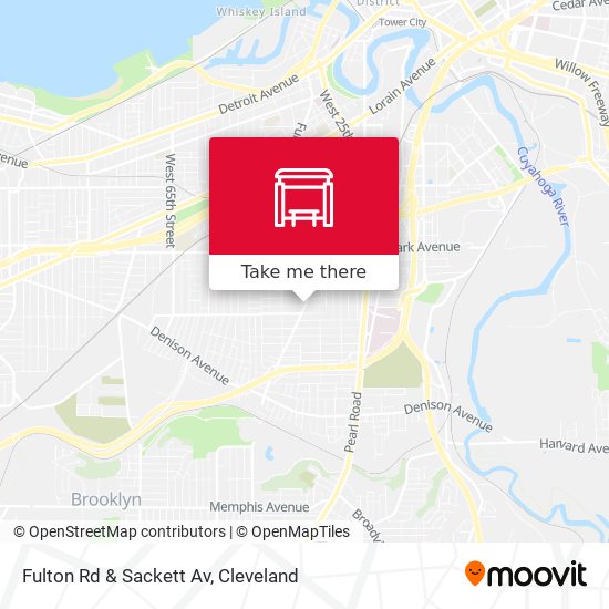 Mapa de Fulton Rd & Sackett Av