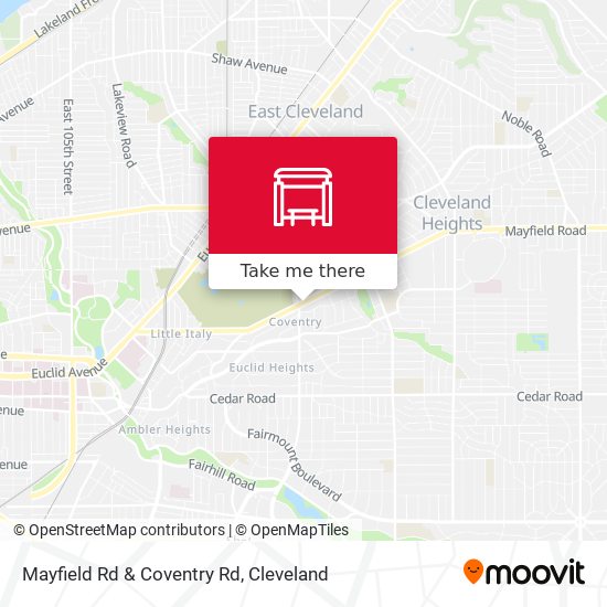 Mayfield Rd & Coventry Rd map