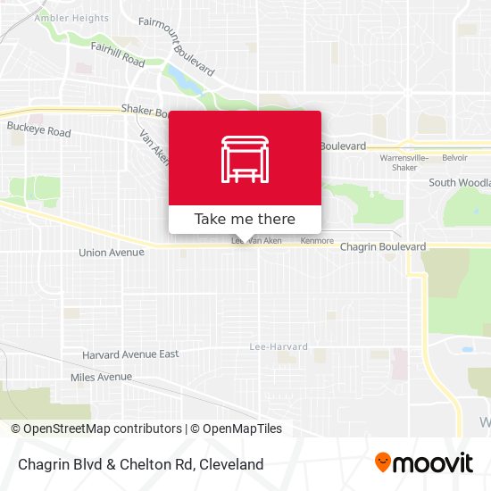 Chagrin Blvd & Chelton Rd map
