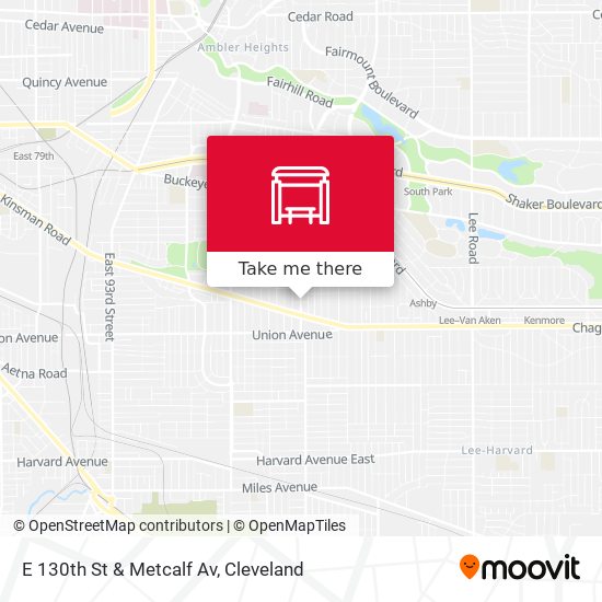 E 130th St & Metcalf Av map