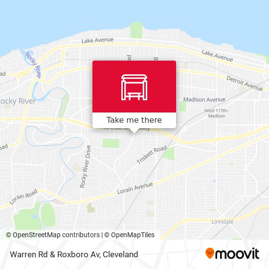 Mapa de Warren Rd & Roxboro Av