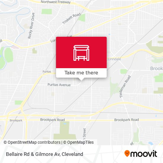 Bellaire Rd & Gilmore Av map