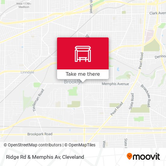 Ridge Rd & Memphis Av map