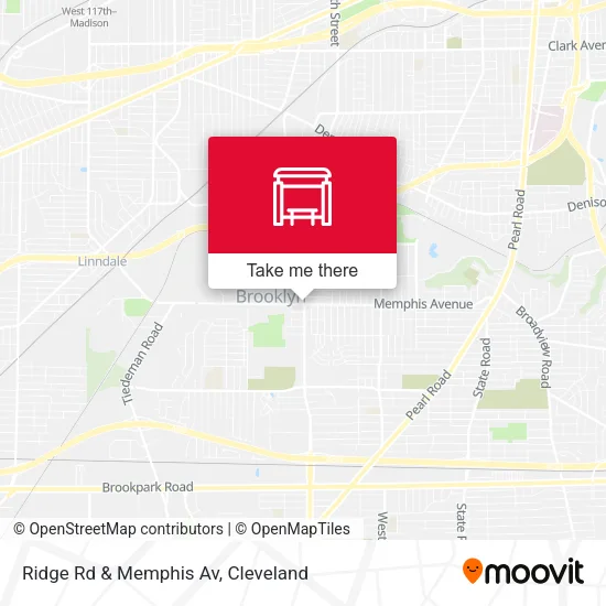 Mapa de Ridge Rd & Memphis Av