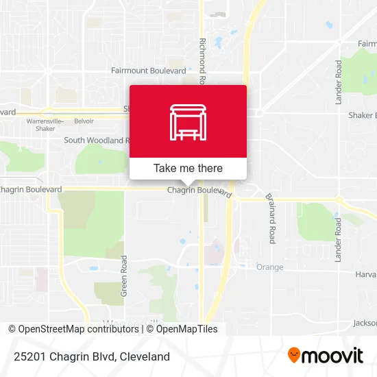 25201 Chagrin Blvd map