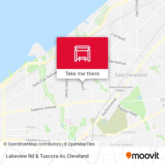 Lakeview Rd & Tuscora Av map