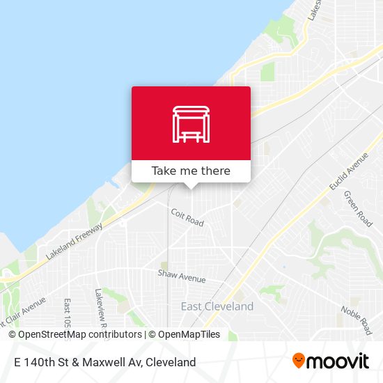 Mapa de E 140th St & Maxwell Av