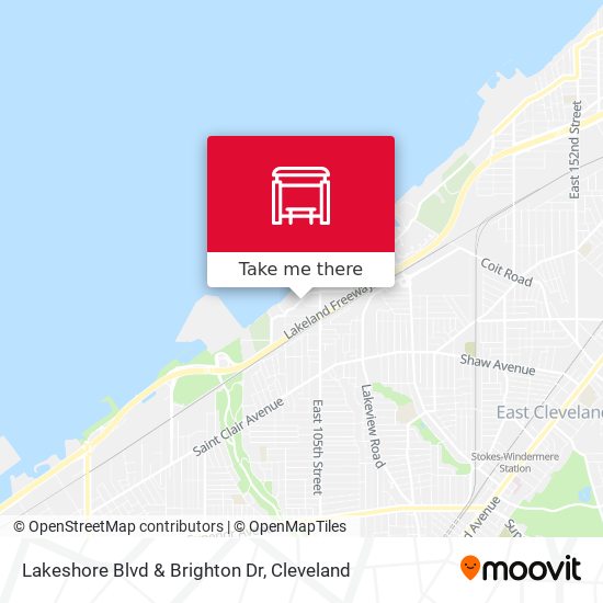 Lakeshore Blvd & Brighton Dr map