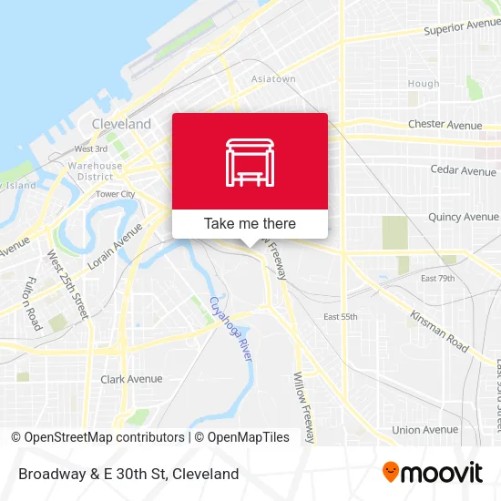 Mapa de Broadway & E 30th St