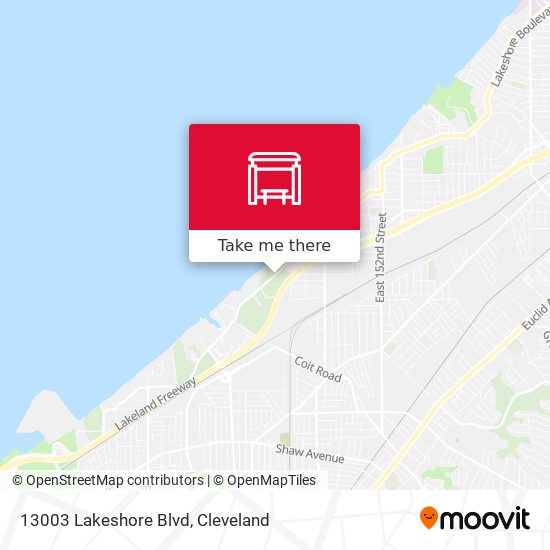 13003 Lakeshore Blvd map