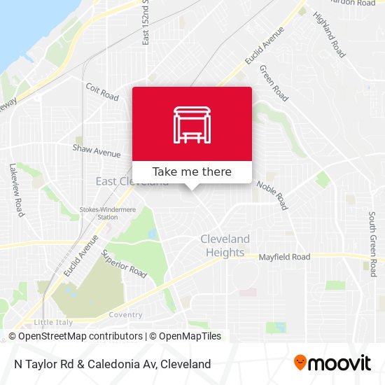 N Taylor Rd & Caledonia Av map