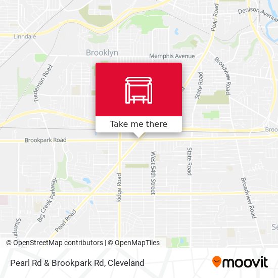 Mapa de Pearl Rd & Brookpark Rd