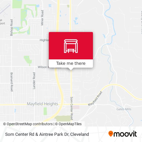 Som Center Rd & Aintree Park Dr map