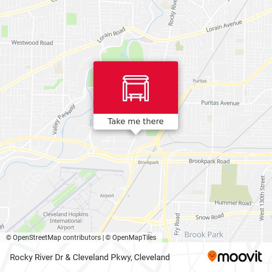 Rocky River Dr & Cleveland Pkwy map