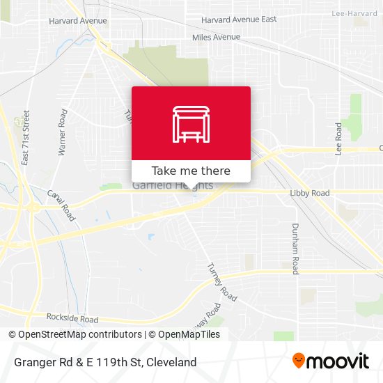Mapa de Granger Rd & E 119th St
