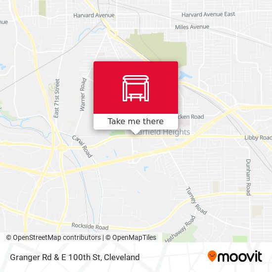 Mapa de Granger Rd & E 100th St
