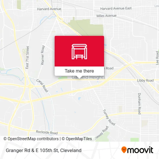 Mapa de Granger Rd & E 105th St