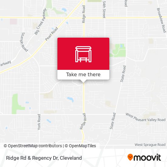 Ridge Rd & Regency Dr map