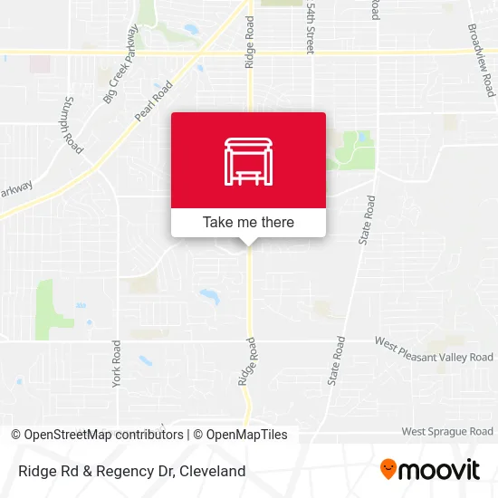 Ridge Rd & Regency Dr map