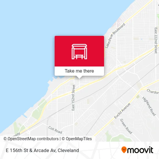 E 156th St & Arcade Av map