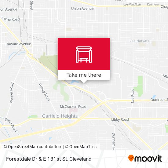 Mapa de Forestdale Dr & E 131st St