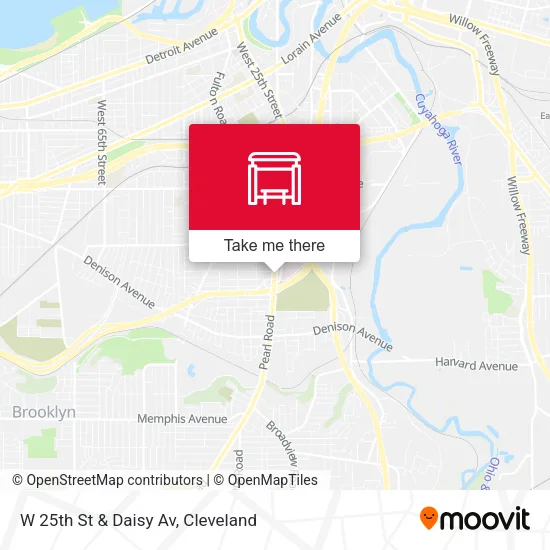 Mapa de W 25th St & Daisy Av
