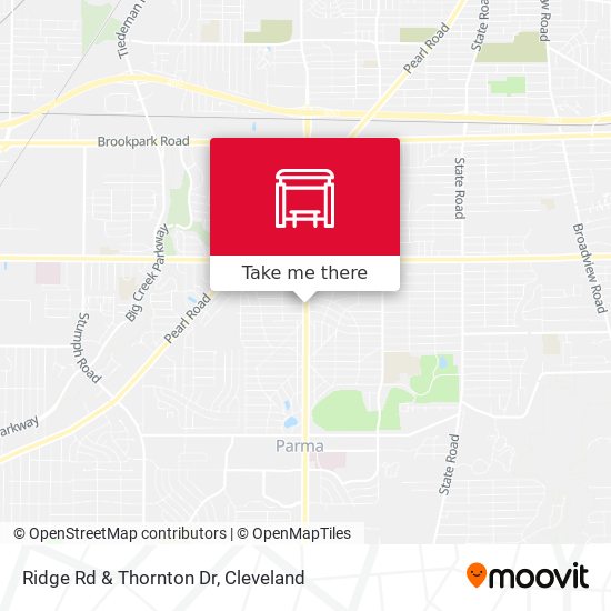 Ridge Rd & Thornton Dr map