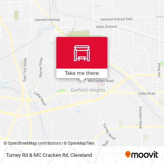Turney Rd & MC Cracken Rd map