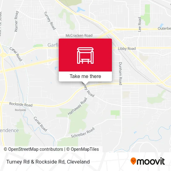 Mapa de Turney Rd & Rockside Rd