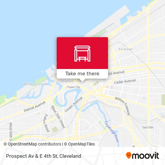 Mapa de Prospect Av & E 4th St