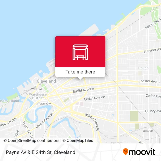 Mapa de Payne Av & E 24th St