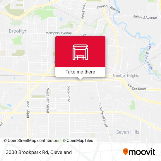 Mapa de 3000 Brookpark Rd